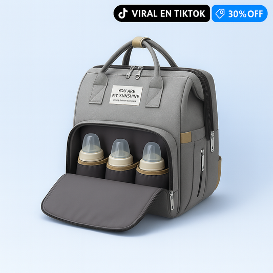 Mochila 3 en 1 (Pañalera, Cuna, Mudador) SunshineBag™